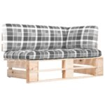 Provira Tuinhoekbank pallet geïmpregneerd grenenhout