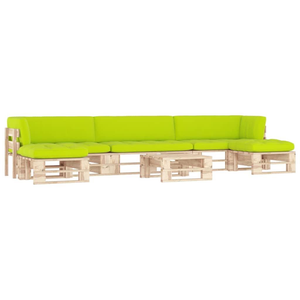 8720286313701_a_en_hd_1 Provira 6-delige Loungeset pallet met kussens geïmpregneerd grenenhout - Image 1