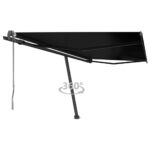 Provira Luifel vrijstaand automatisch 400x300 cm antracietkleurig