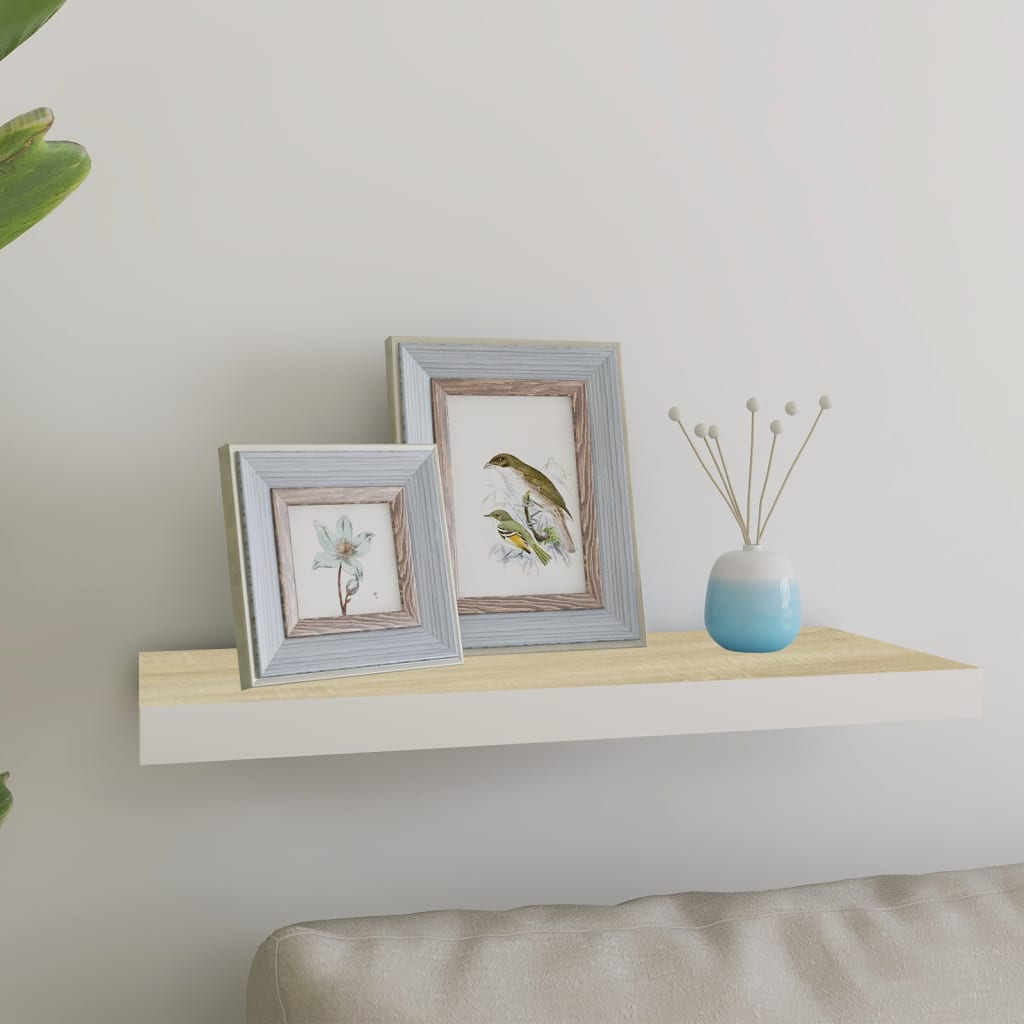 8720286416778_m_en_hd_1 Provira Wandschap zwevend 60x23,5x3,8 cm MDF eikenkleurig en wit - Image 1