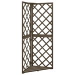 Provira Latwerk hoekmodel 50x50x145 cm massief vurenhout