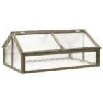Provira Broeikas 114x80x50 cm vurenhout grijs