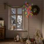 Provira Kerstboom wilg 200 meerkleurige LED's binnen en buiten 2,2 m