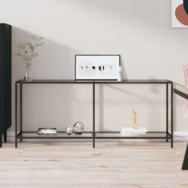 Provira Wandtafel 180x35x75,5 cm gehard glas transparant