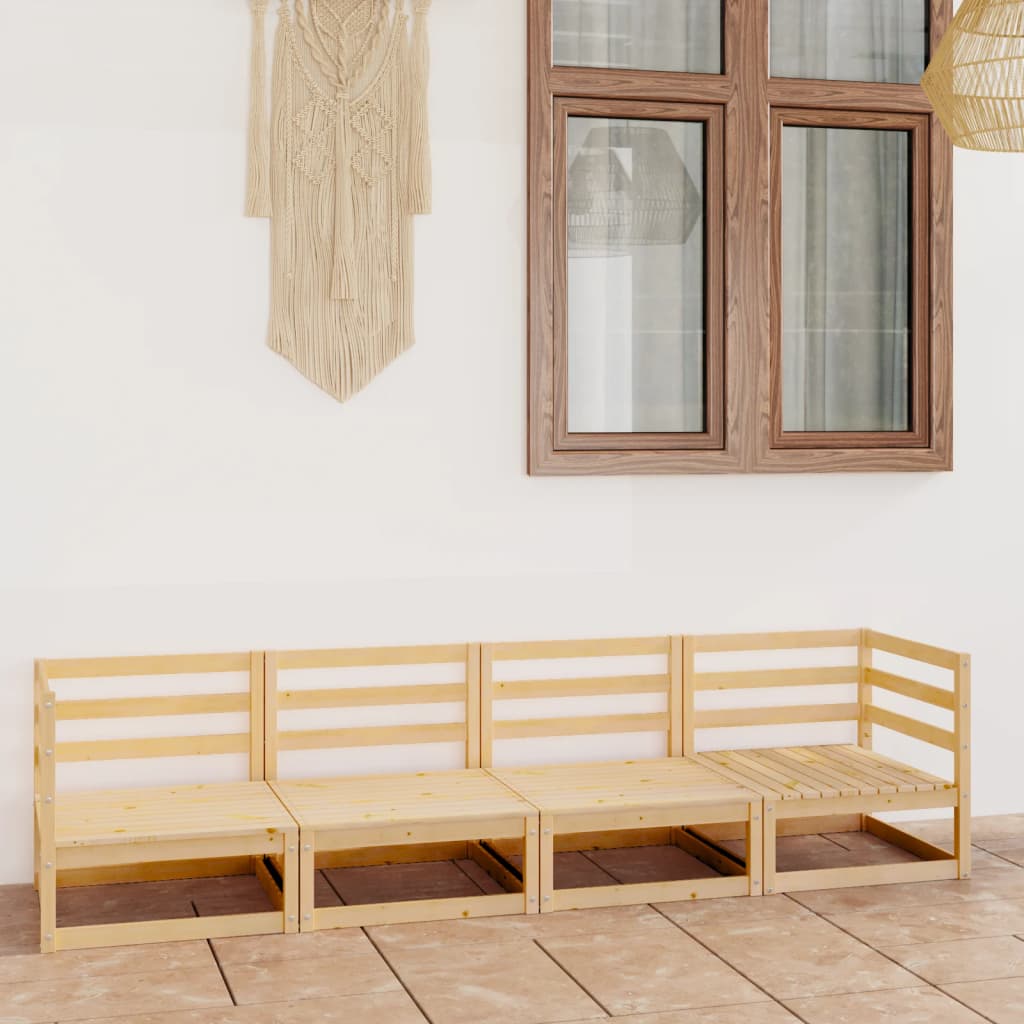 8720286464625_m_en_hd_1 Provira Tuinbank 4-zits massief grenenhout - Image 1