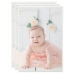 Provira Fotolijsten 3 st voor tafel 21x29,7cm MDF zilverkleurig