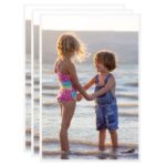 Provira Fotolijsten 3 st voor wand of tafel 21x29,7 cm MDF wit