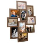 Provira Fotolijst voor 10x(13x18 cm) foto MDF lichtbruin