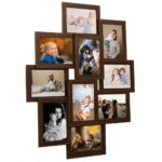Provira Fotolijst voor 10x(13x18 cm) foto MDF donkerbruin