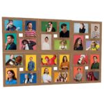 Provira Fotolijst voor 24x(10x15 cm) foto MDF lichtbruin