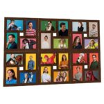 Provira Fotolijst voor 24x(10x15 cm) foto MDF donkerbruin