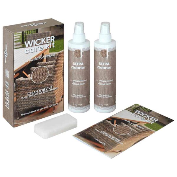 Provira Rattan-en-textileenonderhoudsset voor tuinmeubelen 2x250 ml