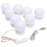 Provira Spiegelverlichting met 8 LED-lampen warmwit en koudwit