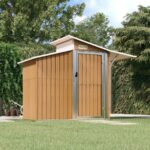 Provira Tuinschuur 270x130x208,5 cm gegalvaniseerd staal bruin