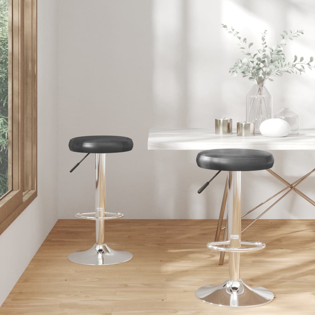 8720286514788_m_en_hd_1 Provira Barstoelen 2 st kunstleer zwart - Image 1
