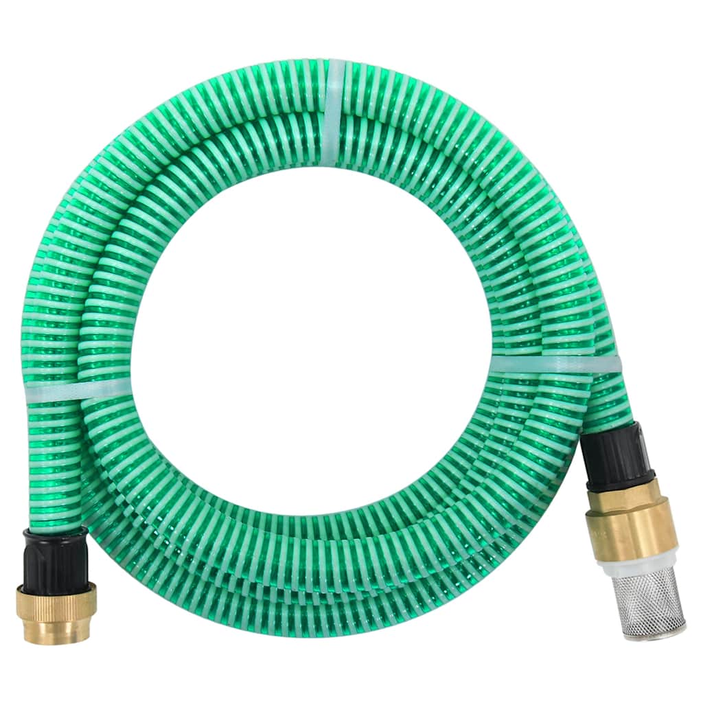 8720286547342_a_en_hd_1 Provira Zuigslang met messing koppelingen 1,1'' 5 m PVC groen - Image 1