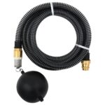 Provira Zuigslang met messing koppelingen 1,1'' 20 m PVC zwart