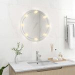 Provira Wandspiegel met LED-lampen rond glas