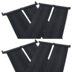Provira Solarverwarmingspanelen voor zwembad 4 st 80x310 cm