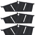 Provira Solarverwarmingspanelen voor zwembad 6 st 80x310 cm