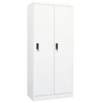 Provira Kledingkast 80x50x180 cm staal wit