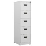 Provira Archiefkast 46x62x164 cm staal lichtgrijs