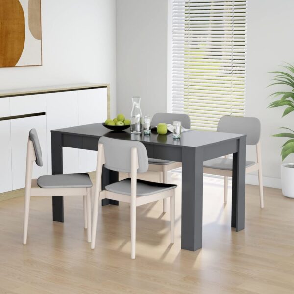 Provira Eettafel 140x74,5x76 cm spaanplaat grijs