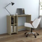Provira Bureau 102,5x35x75 cm bewerkt hout sonoma eikenkleurig