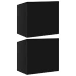 Provira Schommelbankhoezen 2 st met 6 oogjes 185x117x170 cm
