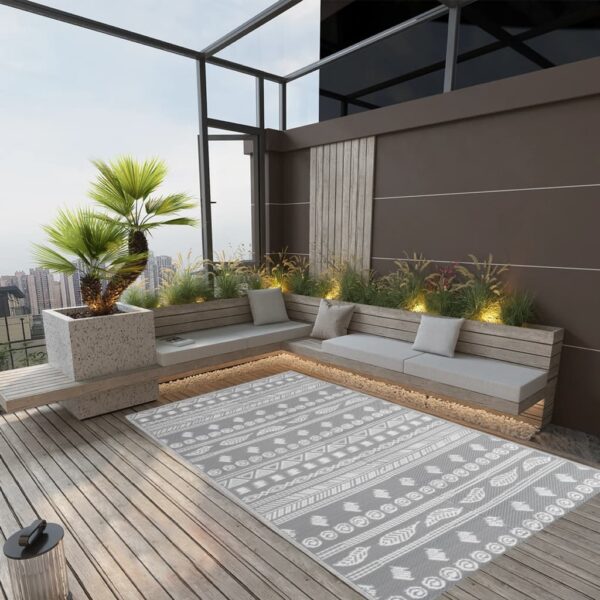 Provira Buitenkleed ARAKIL 120x180 cm polypropeen grijs