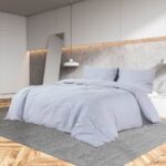 Provira Dekbedovertrekset 135x200 cm katoen grijs