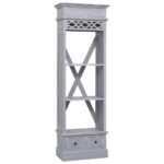 Provira Hoge kast 60x30x175 cm massief mahoniehout