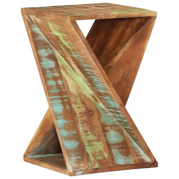 Provira Bijzettafel 35x35x55 cm massief gerecycled hout