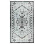 Provira Buitenkleed platgeweven 115x170 cm groen en grijs