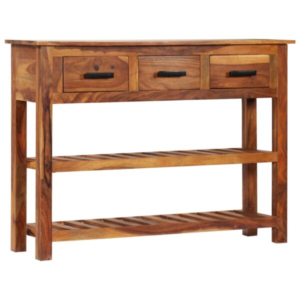 Provira Dressoir met 3 lades 110x30x80 cm massief acaciahout