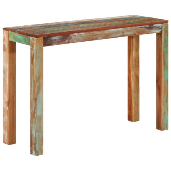 Provira Wandtafel 110x35x76 cm massief gerecycled hout