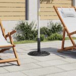 Provira Parasolvoet 44x44x31 cm gietijzer zwart