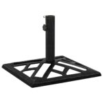Provira Parasolvoet 44x44x31 cm gietijzer zwart
