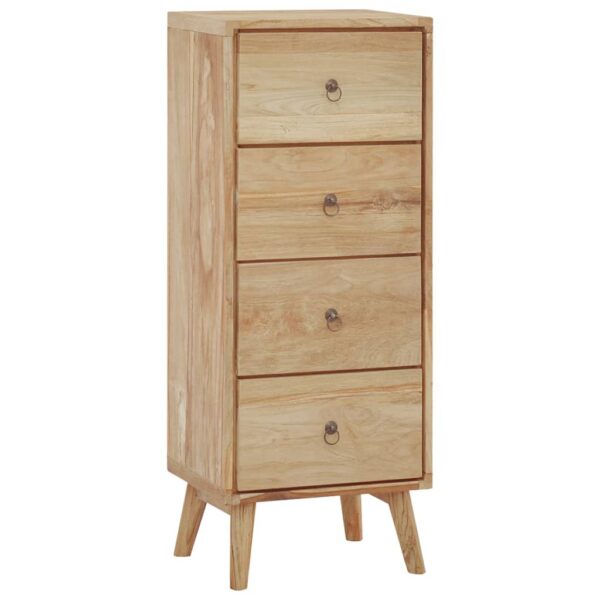 Provira Ladekast 40x30x100 cm massief teakhout
