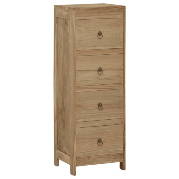 Provira Ladekast 30x30x90 cm massief teakhout
