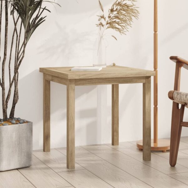 Provira Bijzettafel 45x45x45 cm massief teakhout