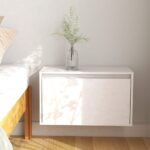 Provira Wandkast 60x30x35 cm massief grenenhout wit