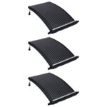 Provira Zwembadverwarmingspaneel solar 3 st gebogen 110x65 cm