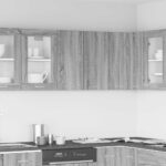 Provira Wandkast hangend Lyon 60x31x60 cm grijs sonoma eiken