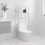 Provira Toiletrek 2-laags 53,5x28x143 cm ijzer grijs