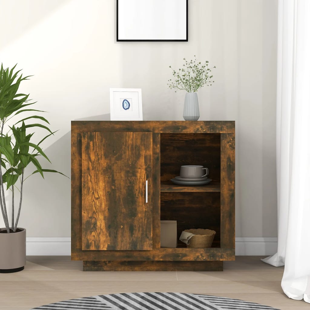 8720286968611_m_en_hd_1 Provira Dressoir 80x40x75 cm gerookt eikenkleurig - Image 1