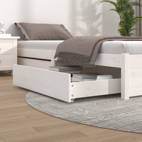 Provira Bedlades 2 st massief grenenhout wit