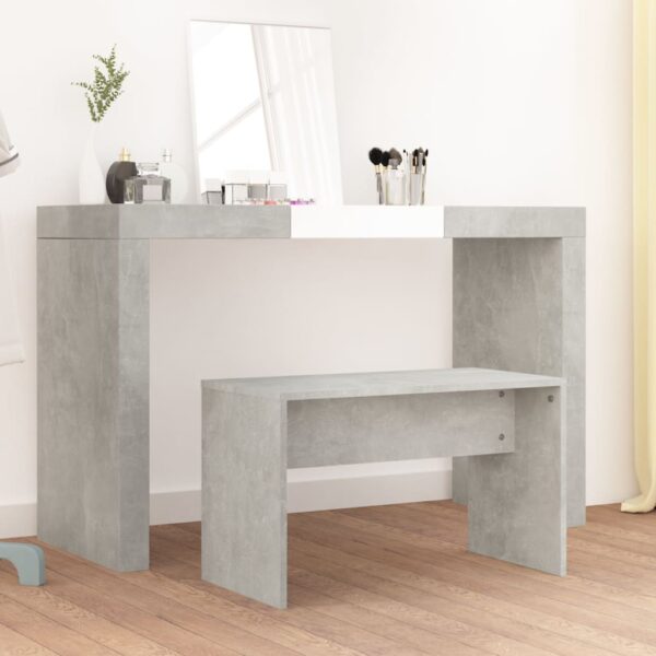 Provira Kaptafelkruk 70x35x45 cm bewerkt hout betongrijs