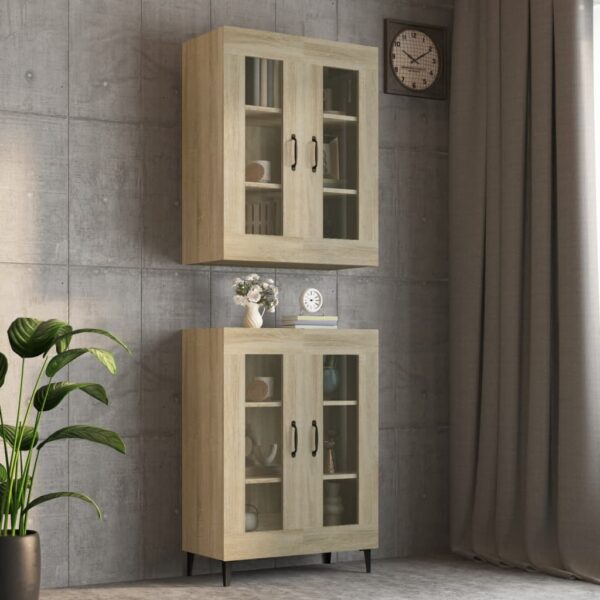 Provira Hangkast 69,5x34x90 cm sonoma eikenkleurig
