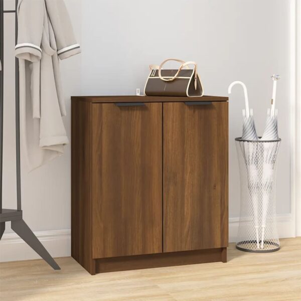Provira Schoenenkast 59x35x70 cm bewerkt hout bruin eikenkleur